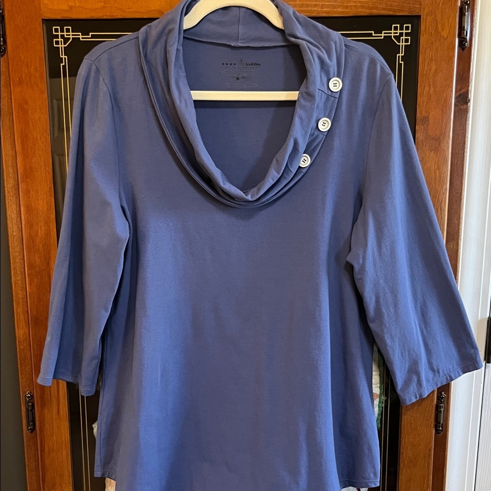 Neon Buddha Blue Top